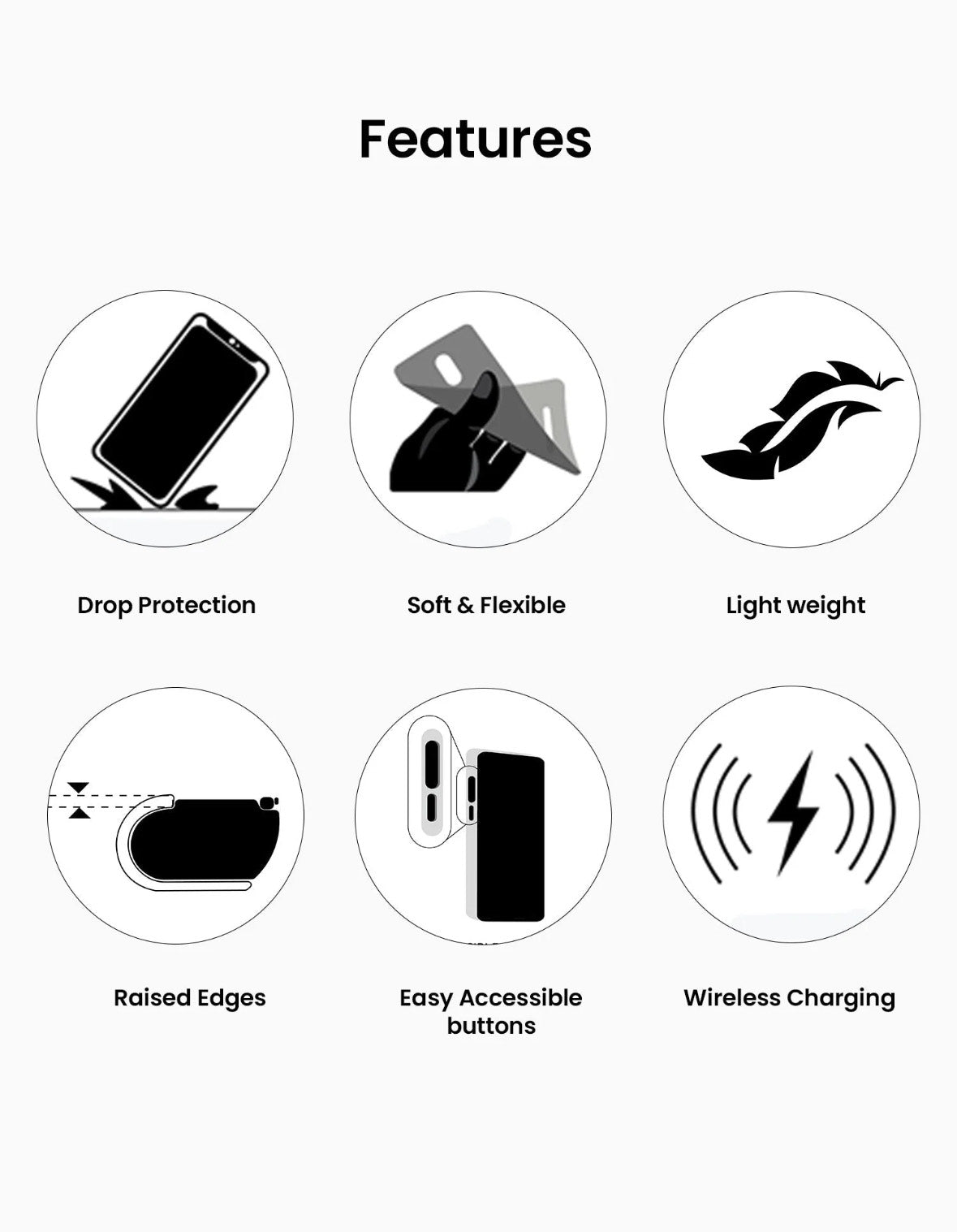 Chic Bows Clear Case