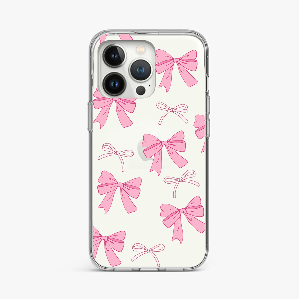 Pink Bows Clear Case