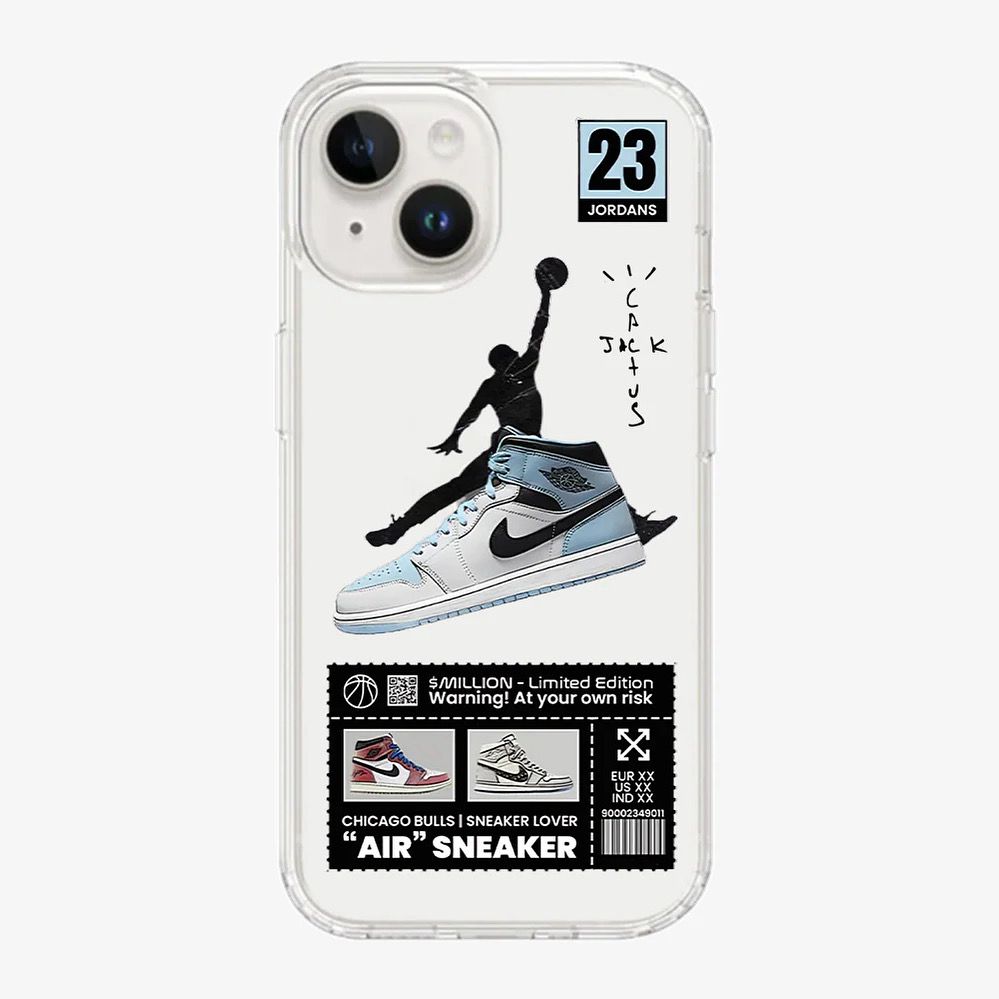 Michael Jordan "23" Sneaker Clear Case